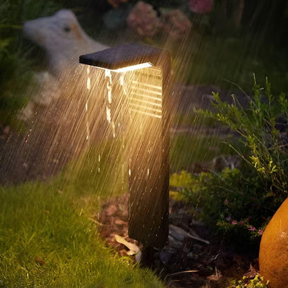 Eco-Friendly Solar LED Garden Light - Weatherproof Elegance