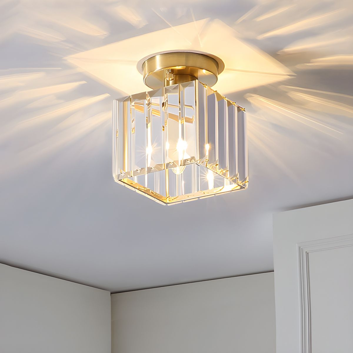 Loftlampe til stue med E27 LED-pære