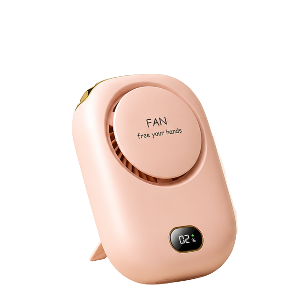 USB-miniventilator med bærebånd til rejser