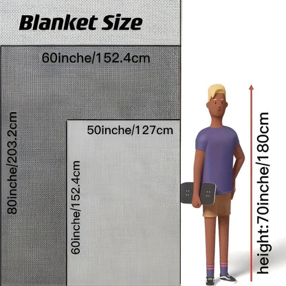 PlushWarm Tæppe – Blødt Fleecetæppe til Vinteren