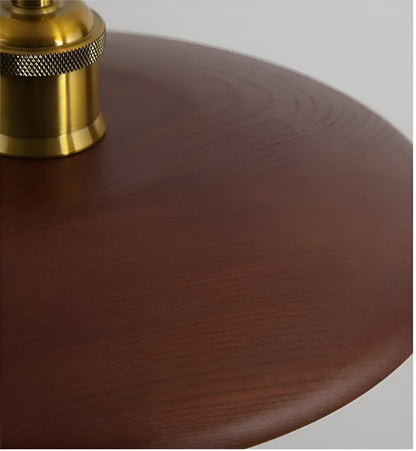 Scandinavian Elegance: Lunaro Wooden Pendant Lamp