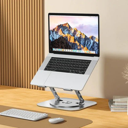 Foldbar tabletholder til tablets op til 15,6 tommer set fra siden