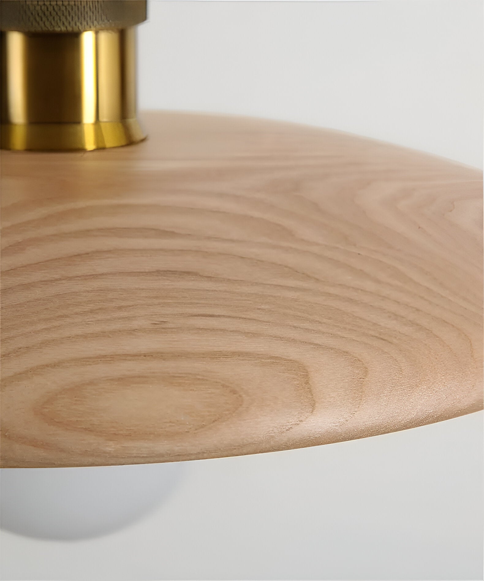 Scandinavian Elegance: Lunaro Wooden Pendant Lamp