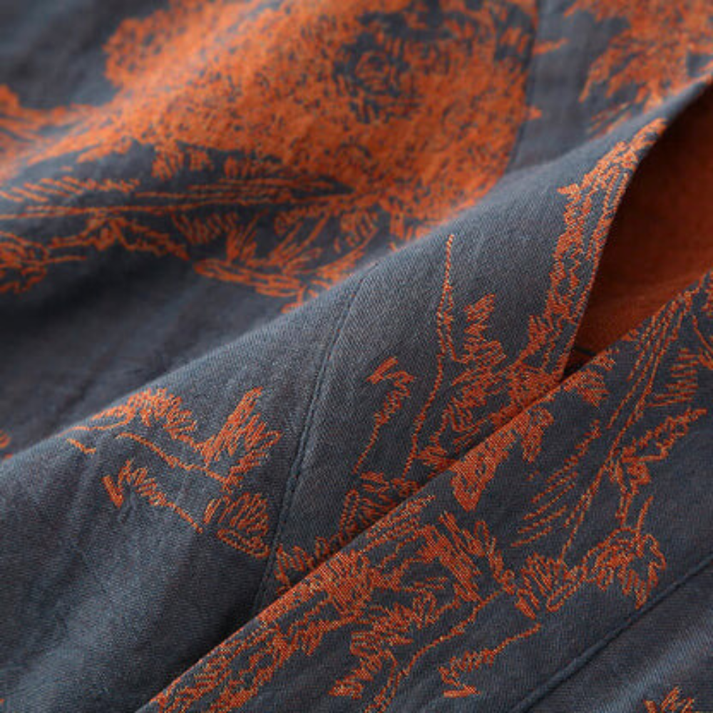 Unisex kimono badekåbe i 100% bomuld