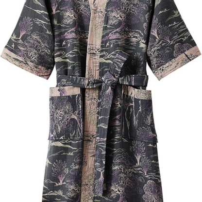 Unisex kimono badekåbe i forskellige farver