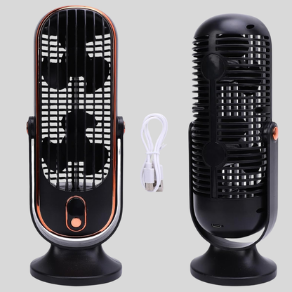 Kompakt ventilator til natbord og rejser