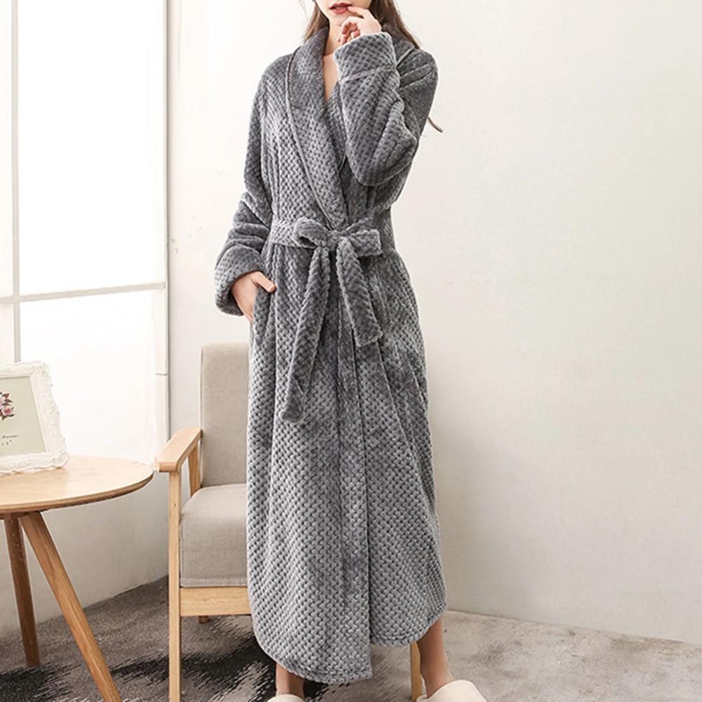 Blød fleece badekåbe til kvinder i elegant design