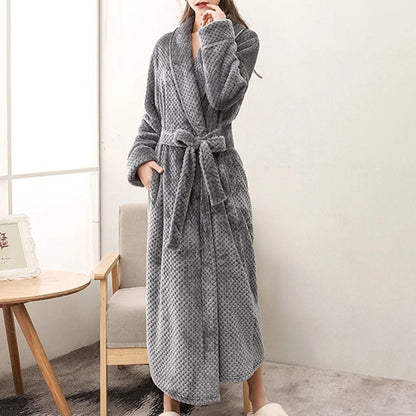 Blød fleece badekåbe til kvinder i elegant design