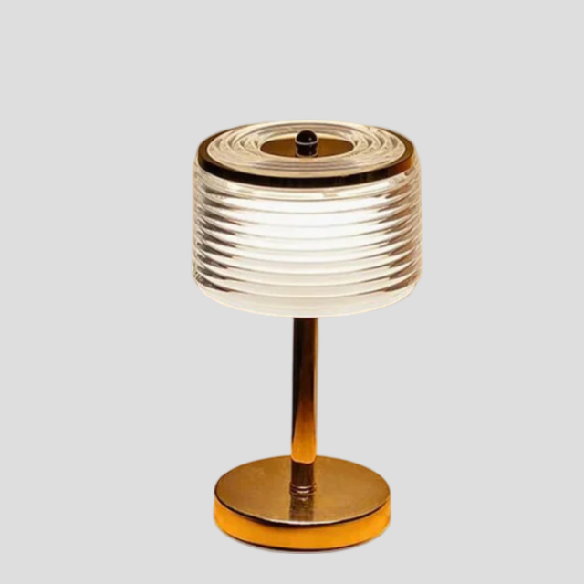 Elegant LED Ring Table Lamp - Hjalda
