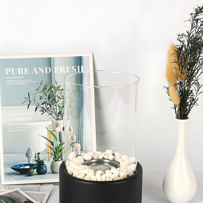 NordFlamme Table Fireplace – Elegant Bioethanol Ambiance