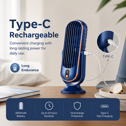 Bordventilator med batteri – perfekt til varme sommerdage
