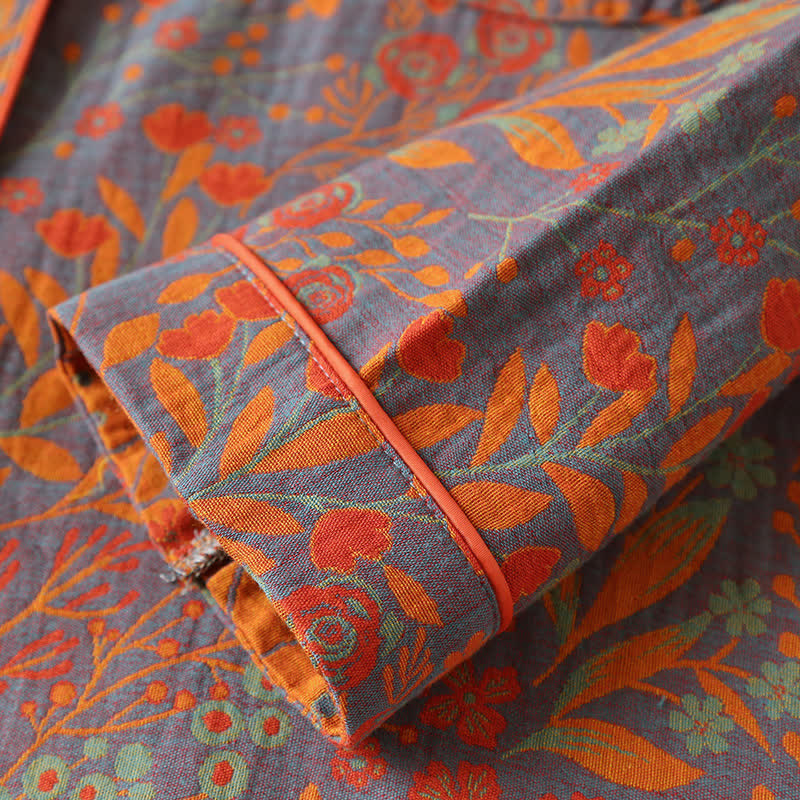 Vintage pyjamas sæt dame – farvedetalje