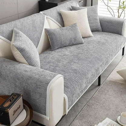 Betræk til Ikea Sofaer i Chenille – Holdbar Beskyttelse mod Kæledyr og Slid, Blød og Stilfuld Løsning 4