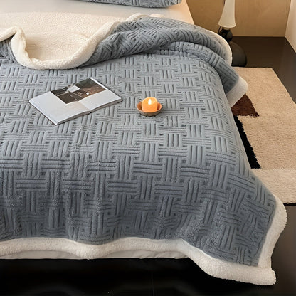 Blødt Tæppe i Polyester – Ideelt til Indendørs og Udendørs Brug | Komfortabelt og Varmt til Alle Årstider 1