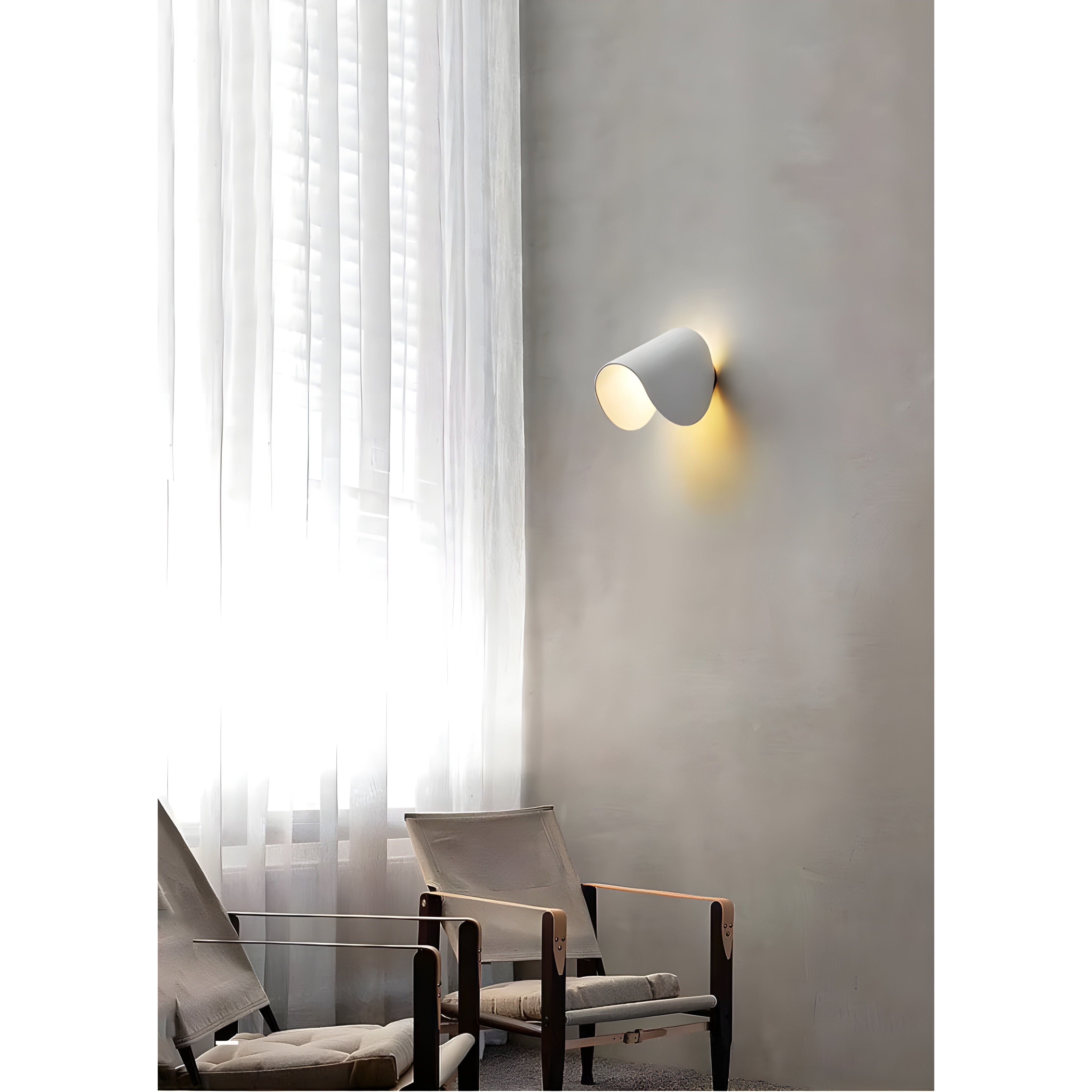 Blythe Moderne Væglampe – Elegant LED Belysning til Stuen, Dæmpbar Design [væglampe] 6