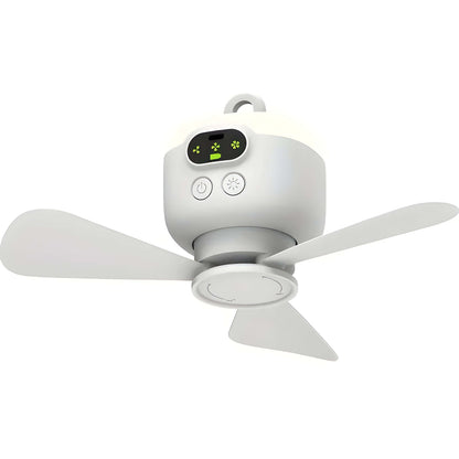 Campaign Fan - Genopladelig, fjernbetjent, bærbar ventilator til telte, vandreture og hytter 6