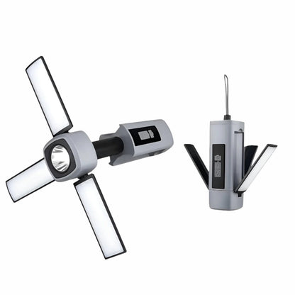 Campinglampe – Genopladelig via USB og 360° roterbar | Perfekt til udendørs brug og nødsituationer 1