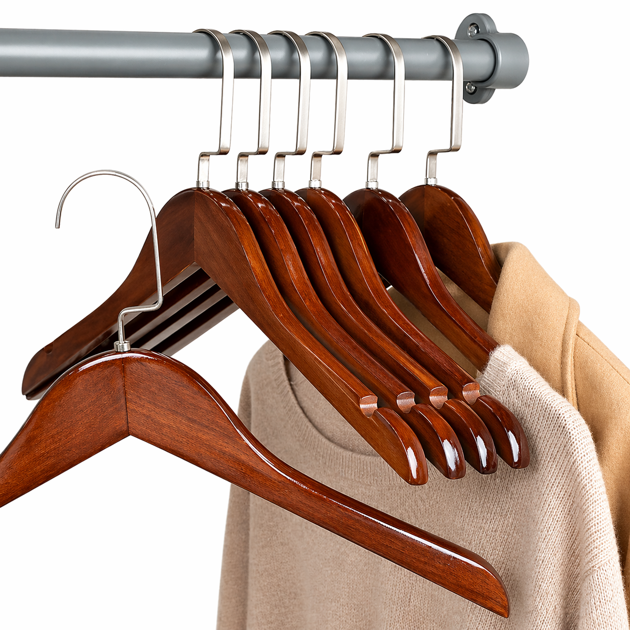 Trætøjsbøjler – Holdbare og Elegante Bøjler til Garderobe, Ideelle til Hjem og Professionelt Brug