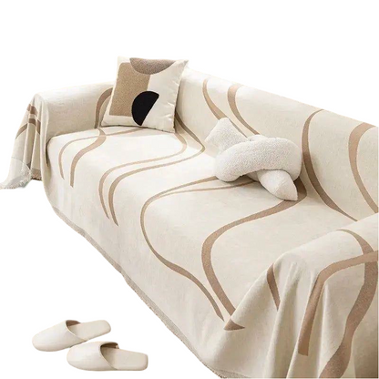 Chenille Sofa Throw – Vendbar, Blød og Holdbar Beskyttelse til Din Sofa | Skaber Hyggelig Atmosfære Indendørs 1