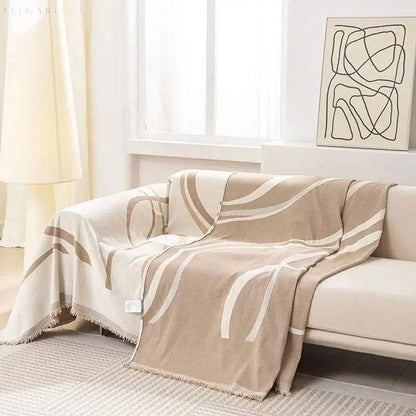 Chenille Sofa Throw – Vendbar, Blød og Holdbar Beskyttelse til Din Sofa | Skaber Hyggelig Atmosfære Indendørs 2