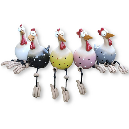 Cluckoo Vejrbestandig Kylling Statue – Legende Design til Have og Terrasse Dekoration 9