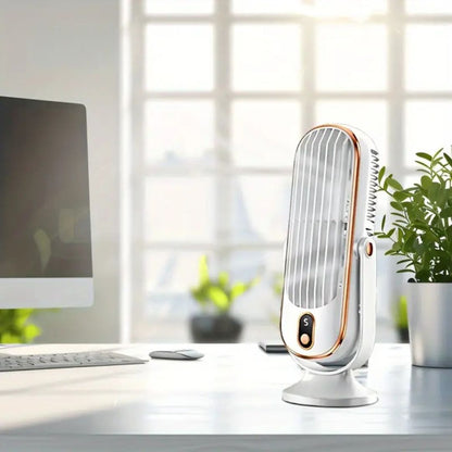 USB bordventilator til skrivebord og hjemmekontor – kompakt og moderne