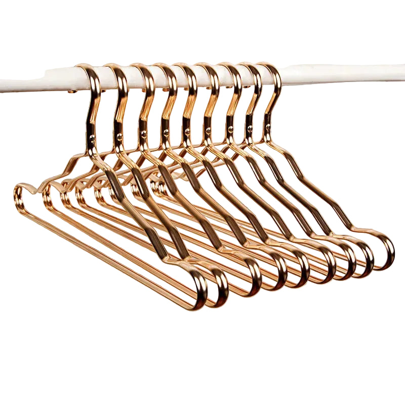 Elegant Metal Tøjbøjler – Holdbare Opbevaringsløsninger til Garderobe | 5 Stk. i Høj Kvalitet 4