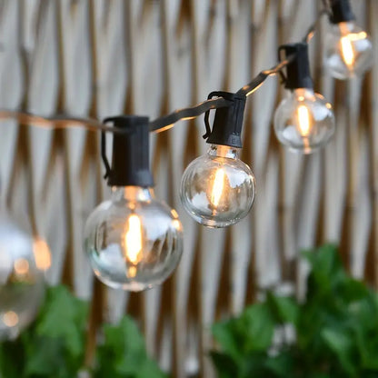 Retro LED lyskæde til udendørs havebelysning