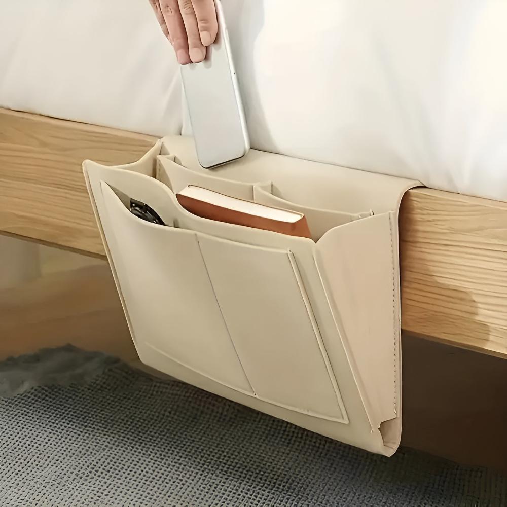 Felt Bed Organizer – Elegant Opbevaringsløsning til Soveværelse, Sofa eller Kontor med Rummeligt Design 6