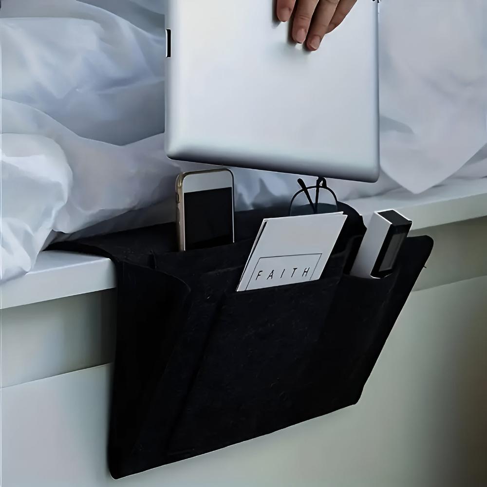 Felt Bed Organizer – Elegant Opbevaringsløsning til Soveværelse, Sofa eller Kontor med Rummeligt Design 8