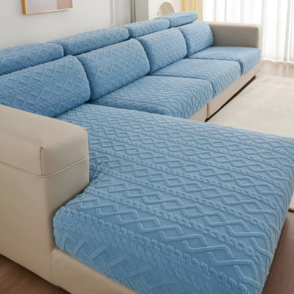 Fløjl Sofabetræk med Diamantmønster – Elegant Beskyttelse til Sofaer, Ideel til Hjem med Børn og Kæledyr 10