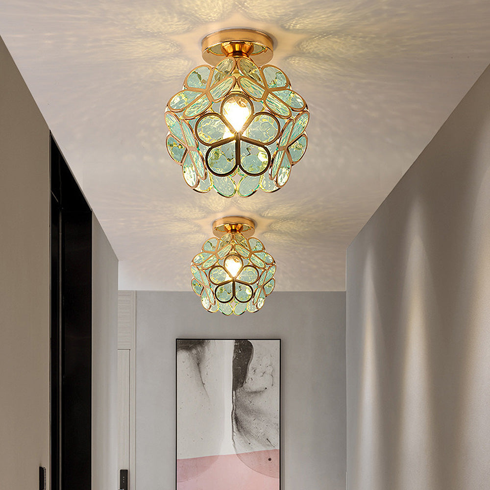 Floyem Blomsterloftslampe – Kompakt Design til Soveværelse og Entre med Atmosfærisk Belysning Loftslampe 0