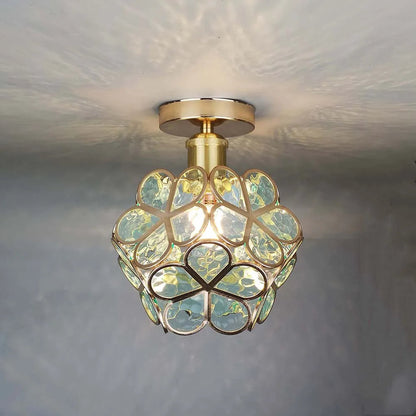 Floyem Blomsterloftslampe – Kompakt Design til Soveværelse og Entre med Atmosfærisk Belysning Loftslampe 3
