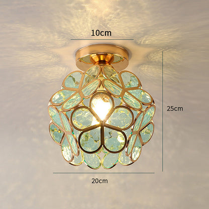 Floyem Blomsterloftslampe – Kompakt Design til Soveværelse og Entre med Atmosfærisk Belysning Loftslampe 4