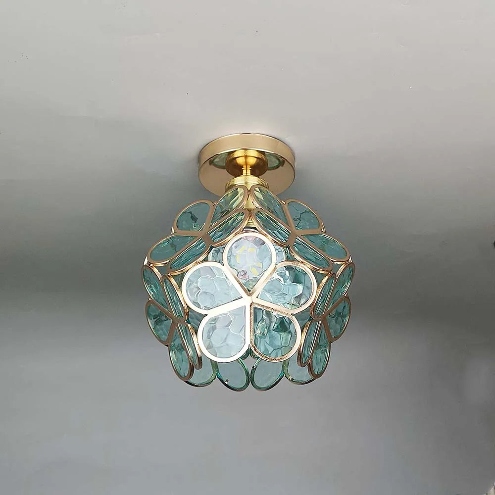 Floyem Blomsterloftslampe – Kompakt Design til Soveværelse og Entre med Atmosfærisk Belysning Loftslampe 6