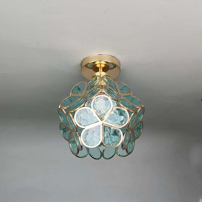 Floyem Blomsterloftslampe – Kompakt Design til Soveværelse og Entre med Atmosfærisk Belysning Loftslampe 6