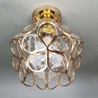 Floyem Blomsterloftslampe – Kompakt Design til Soveværelse og Entre med Atmosfærisk Belysning Loftslampe 7