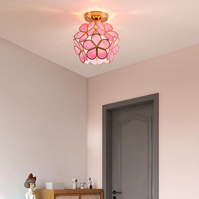 Floyem Blomsterloftslampe – Kompakt Design til Soveværelse og Entre med Atmosfærisk Belysning Loftslampe 9