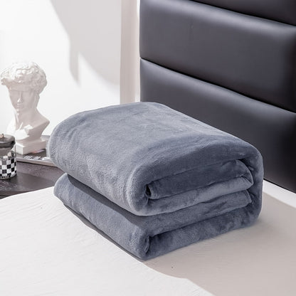 Fluffy Tæppe i Blødt Polyester – Komfortabelt og Alsidigt Tæppe til Sofa og Seng, Perfekt til Alle Sæsoner 18