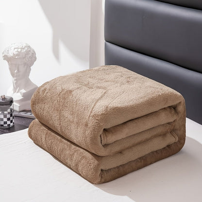 Fluffy Tæppe i Blødt Polyester – Komfortabelt og Alsidigt Tæppe til Sofa og Seng, Perfekt til Alle Sæsoner 21