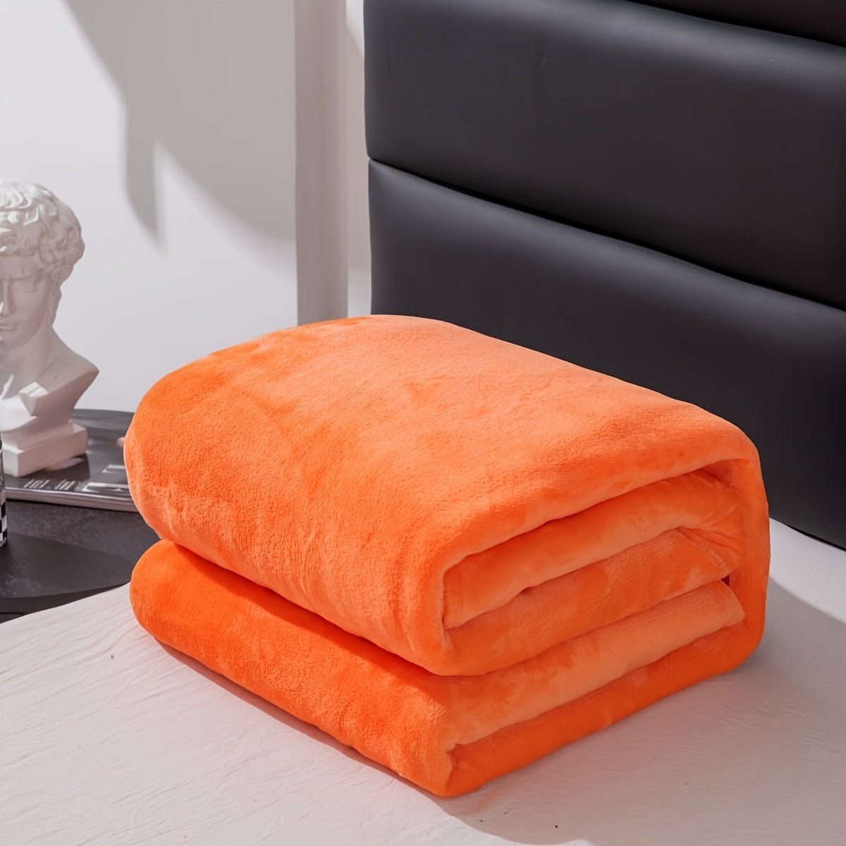 Fluffy Tæppe i Blødt Polyester – Komfortabelt og Alsidigt Tæppe til Sofa og Seng, Perfekt til Alle Sæsoner 6