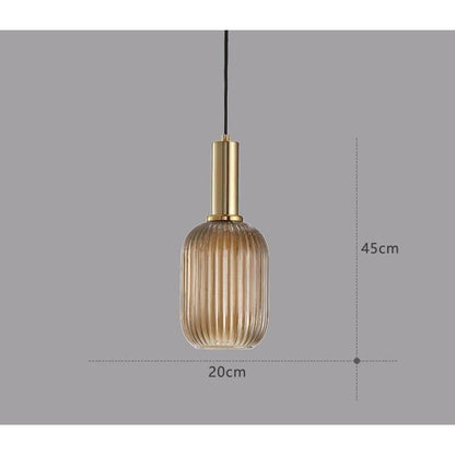Funky Retro Pendel Lampe – Farvet Glas Design til Indbydende Atmosfære [pendellampe] 0