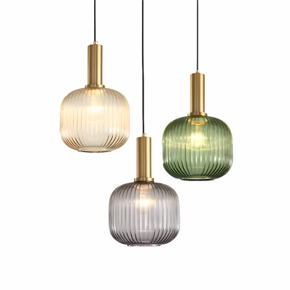 Funky Retro Pendel Lampe – Farvet Glas Design til Indbydende Atmosfære [pendellampe] 1