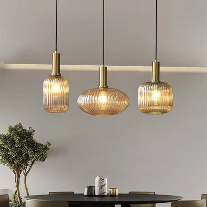 Funky Retro Pendel Lampe – Farvet Glas Design til Indbydende Atmosfære [pendellampe] 2