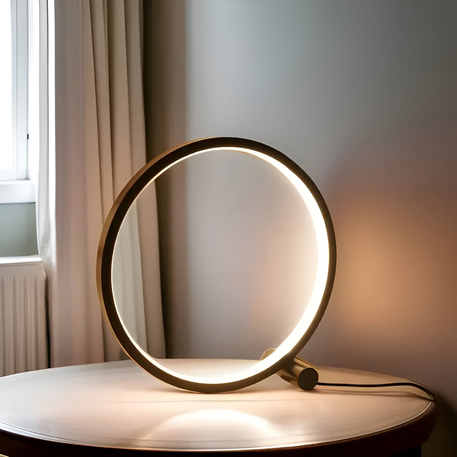 Lunaris Minimalist LED Table Lamp – Customisable, Elegant Lighting
