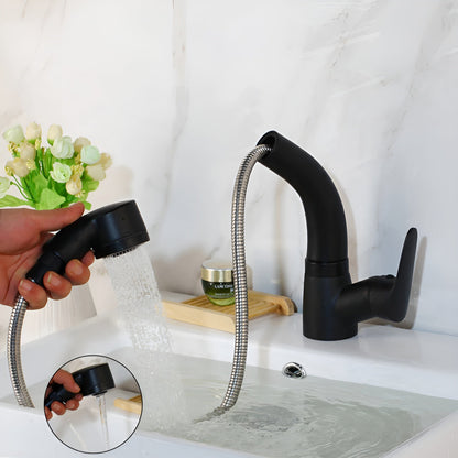 Håndvaskarmatur i Messing – Udtrækkelig Design til Badeværelse og Gæstetoilet | Elegance og Funktionalitet 2