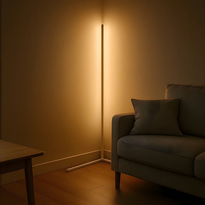 Hjørne Elegance Hjørnegulvlampe – Dæmpbar LED med Fjernbetjening for Moderne Atmosfære [hjørnegulvlampe] 3