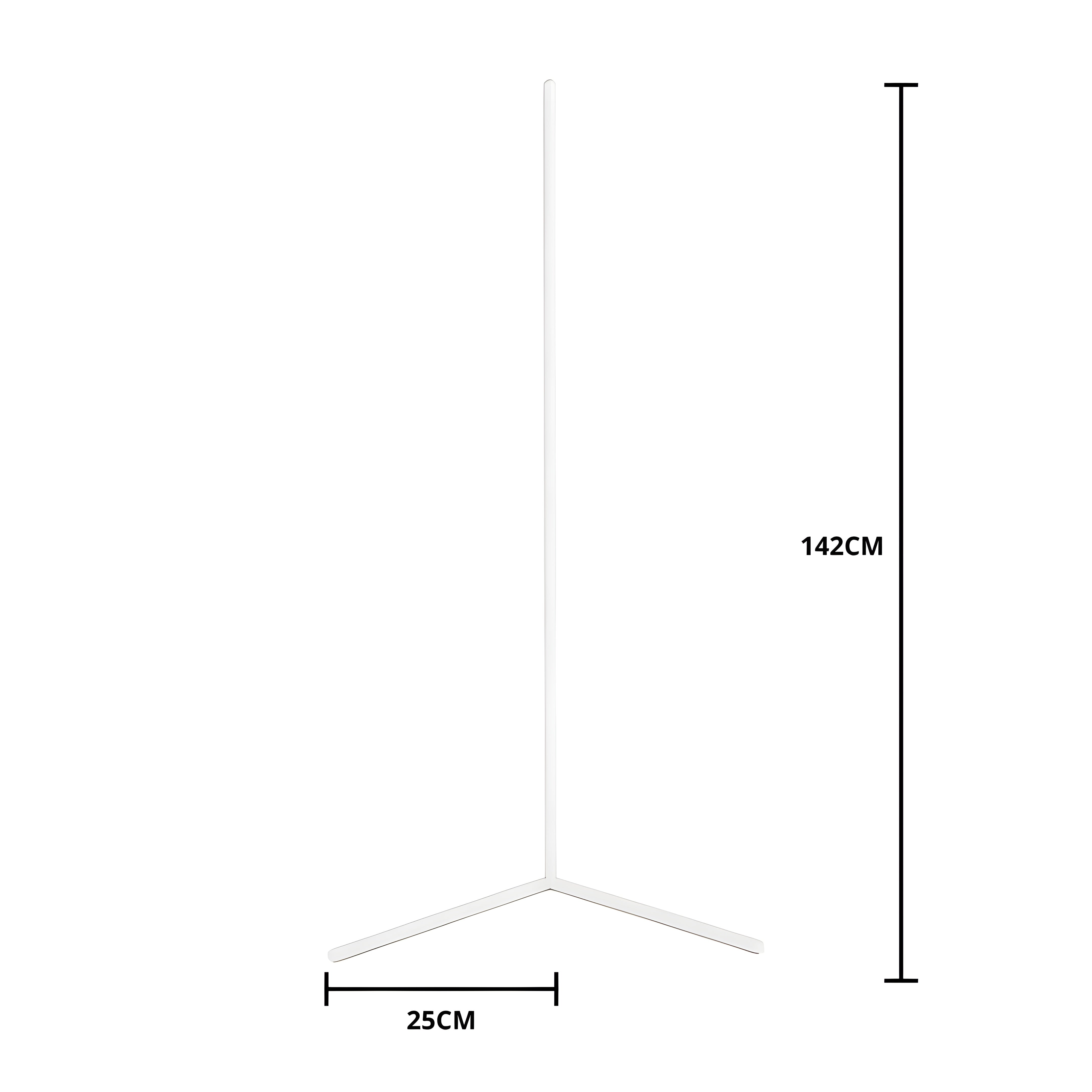 Hjørne Elegance Hjørnegulvlampe – Dæmpbar LED med Fjernbetjening for Moderne Atmosfære [hjørnegulvlampe] 7