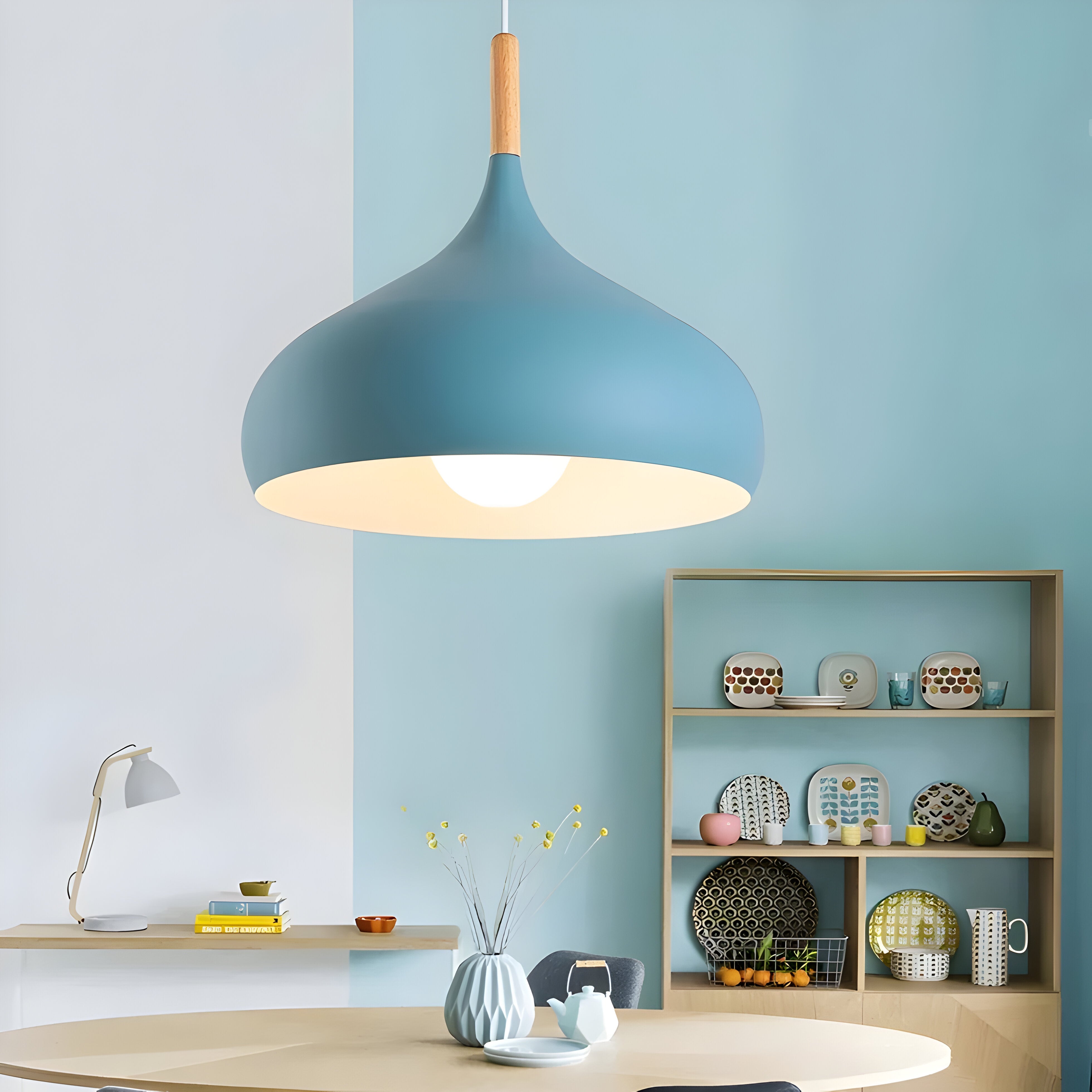 Elegant Macaron LED Pendant Light - Modern Home Illumination