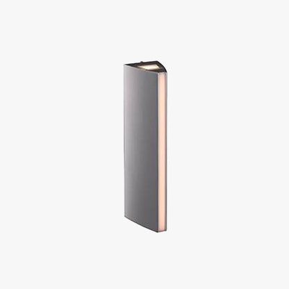 Moderne LED udendørs væglampe i geometrisk minimalistisk design